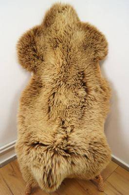 Saueskinn - Meliert  Toffee - Coburg revsauen - awesome-meliert-toffee-sheepskin