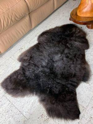 Saueskinn - Polske   - dark-grey-polish-sheepskins-adam-leather