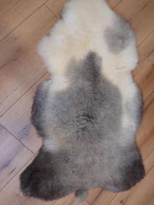 Saueskinn - Meliert - Melange - natural-sheepskin-meliert-melange