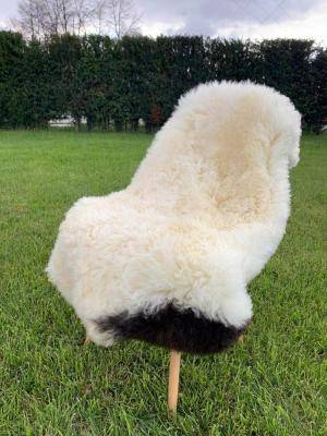 Saueskinn - Svenske - white-chocolate-swedish-sheepskins-adam-leather