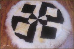 Saueskinn - Runde tepper - 998184mega-round-carpets-sheepskin-adam-leather