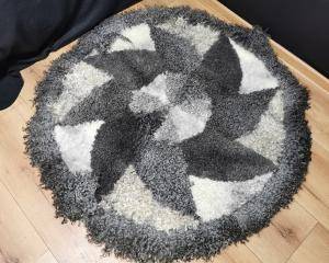 Saueskinn - Runde tepper - eco-carpets-sheepskin-adam-leather