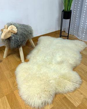 Saueskinn -  Saueskinn - white-eco-swedish-sheepskin-adam-leather