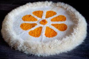 Saueskinn - Runde tepper - wonderful-round-carpets-sheepskin