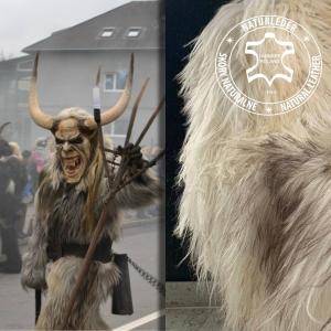 Saueskinn - Langhåret saueskinn til Krampus-kostyme - nowyprojekt601