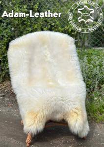 Saueskinn - Ta en titt på dette vakre naturlige håret i naturlig saueskinn fra Adam Leather
