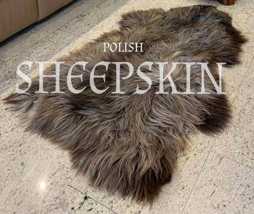 Saueskinn - POLKE FÅRESKIND!