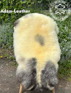 Saueskinn - Melerade Adam-Saueskinn i skinn
