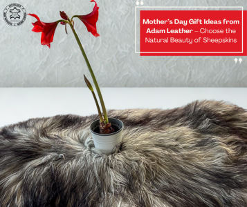 Saueskinn - Gavetips til morsdag fra Adam Leather – velg den naturlige skjønnheten i saueskinn