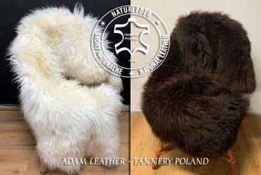 Saueskinn - Adam Leather dobbelskinn saueskinn er økologisk, høy kvalitet og naturlig perfekt!