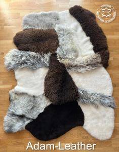 Saueskinn - Lappeteppe saueskinn fra Adam-Leather