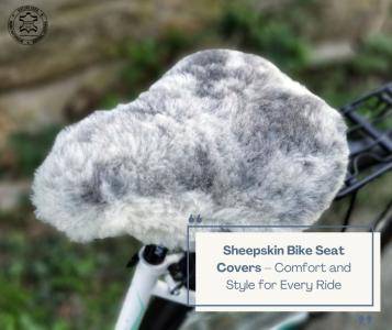Saueskinn - Setetrekk av Saueskinn til Sykler – Komfort og Stil for Hver Sykkeltur