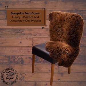 Saueskinn - Sittepute i saueskinn: Luksus, komfort og holdbarhet i ett produkt