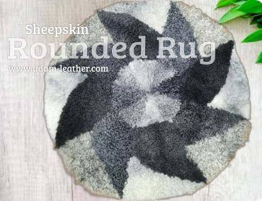 Saueskinn - Et rundt saueskinnsteppe venter på deg!