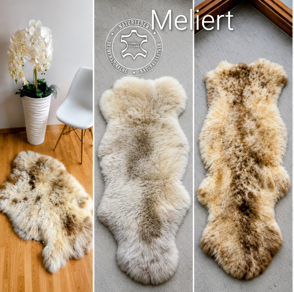 Saueskinn - Meliert – naturlig skjønnhet i en unik utgave!