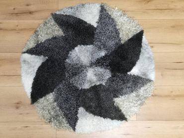 Rundt teppe (mønster 4)